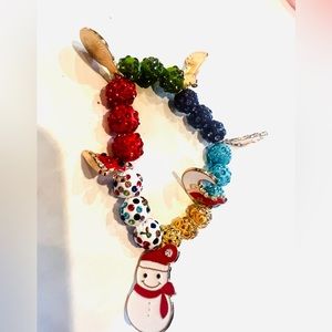 Homemade Christmas bracelet
